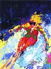 Lady Canvas Paintings - Lady Skier